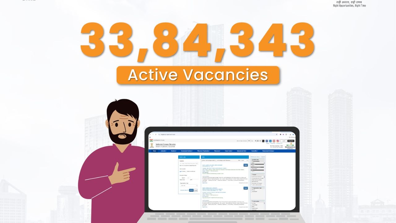 Govt Jobs: सरकारी पोर्टल पर मौजूद हैं 33 लाख से ज्यादा नौकरियां, जानिए कैसे करें अप्लाई